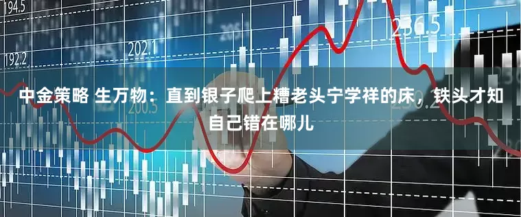 中金策略 生万物：直到银子爬上糟老头宁学祥的床，铁头才知自己错在哪儿